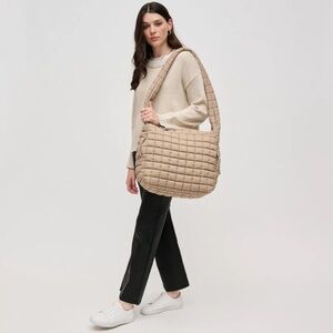Leda Quilted Nylon Puffer Hobo